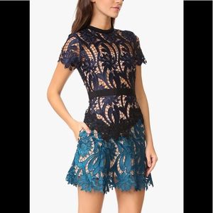 Self Portrait Prairie Mini Dress